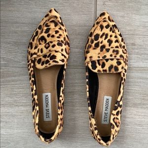 Steve Madden cheetah/leopard print loafers 👞